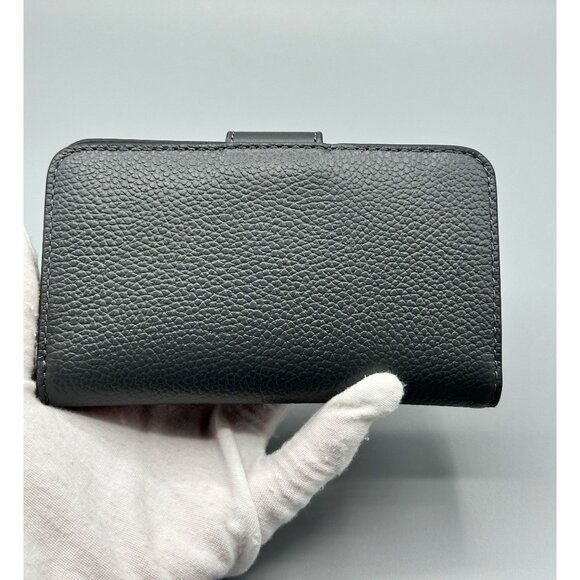 Michael Kors Charm Medium Tab Pocket Leather Bifold Wallet in Slate NWT *READ* - Picture 5 of 16